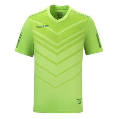 Футболна тениска Saller Celtic 2.0 - неоново-зелено екстравагантен тон