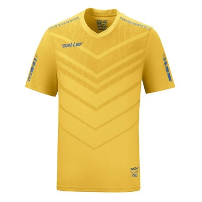 Футболна тениска Saller Celtic 2.0 - жълто-синьо екипен креатив