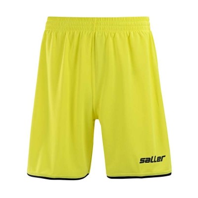 Къси спортни шорти  Saller Genua - жълто-черно спортна визия