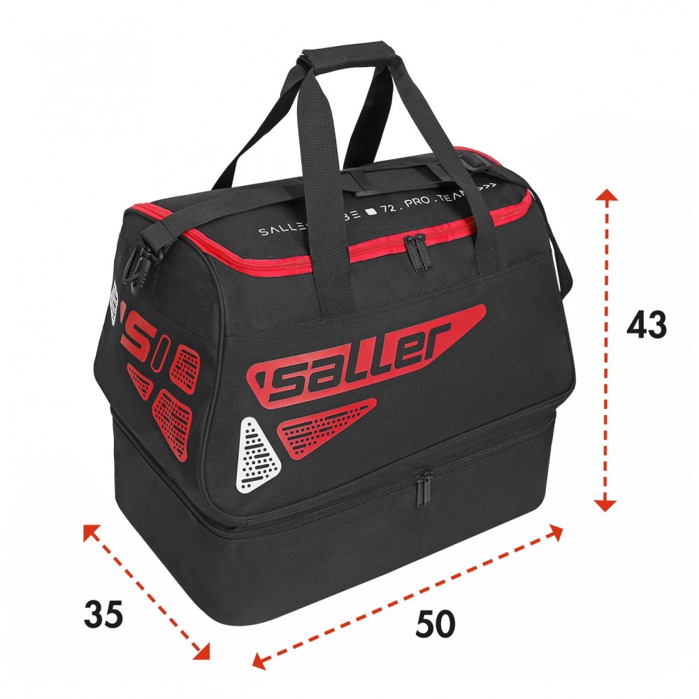 Спортна чанта saller VIBE червено-черно спортен тон Спортна чанта saller VIBE червено-черно спортен тон