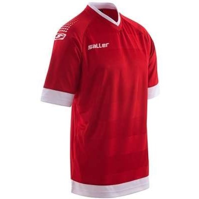 Спортна фланелка Saller Turin Kurzarm - червено-бяло контрастен модел