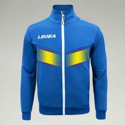 Спортно горнище Legea Bombonera- светлосиньо с жълт акцент