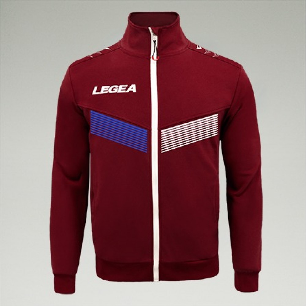 Спортно горнище Legea Zebra- тъмночервено